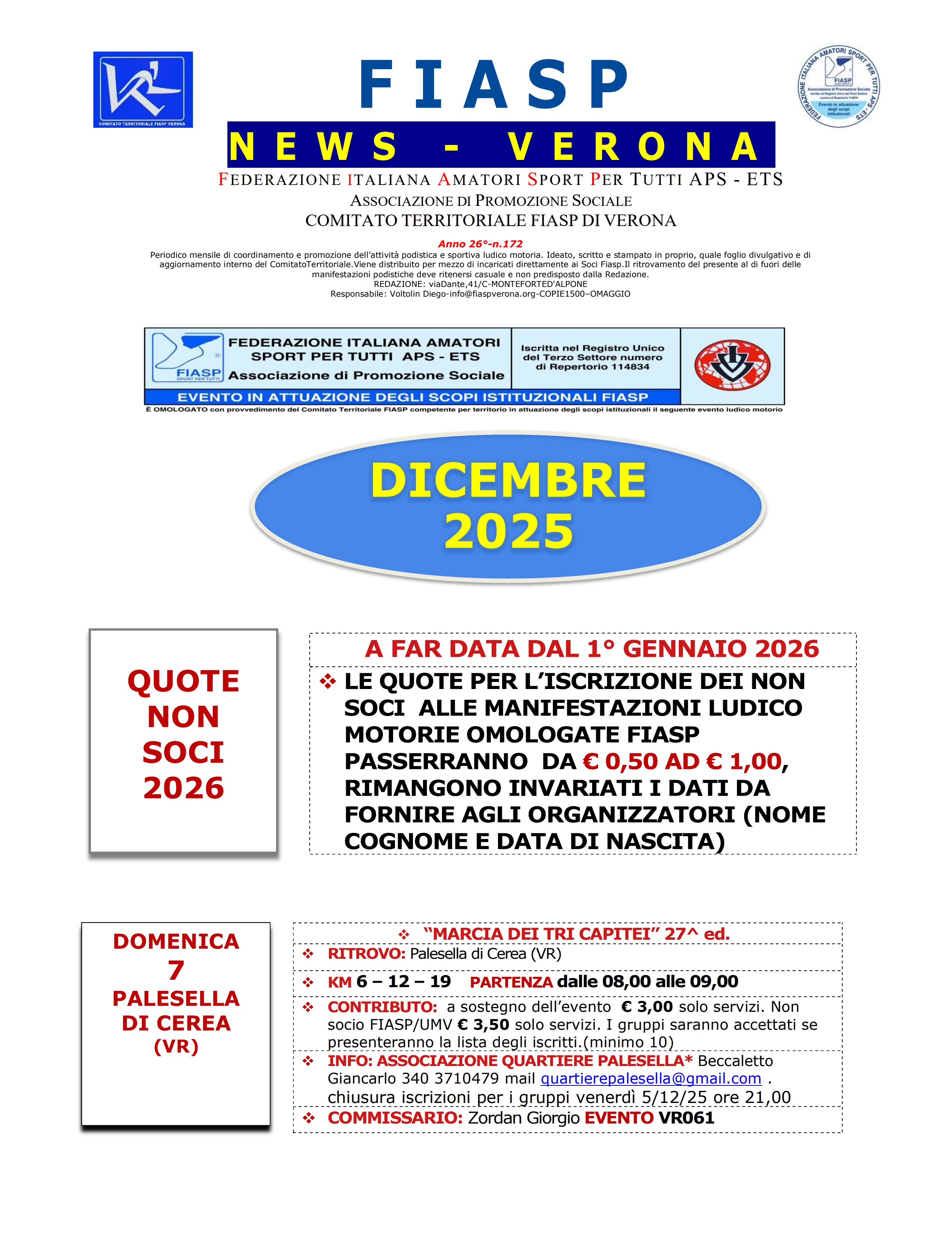 Fiasp News di Dicembre 2025