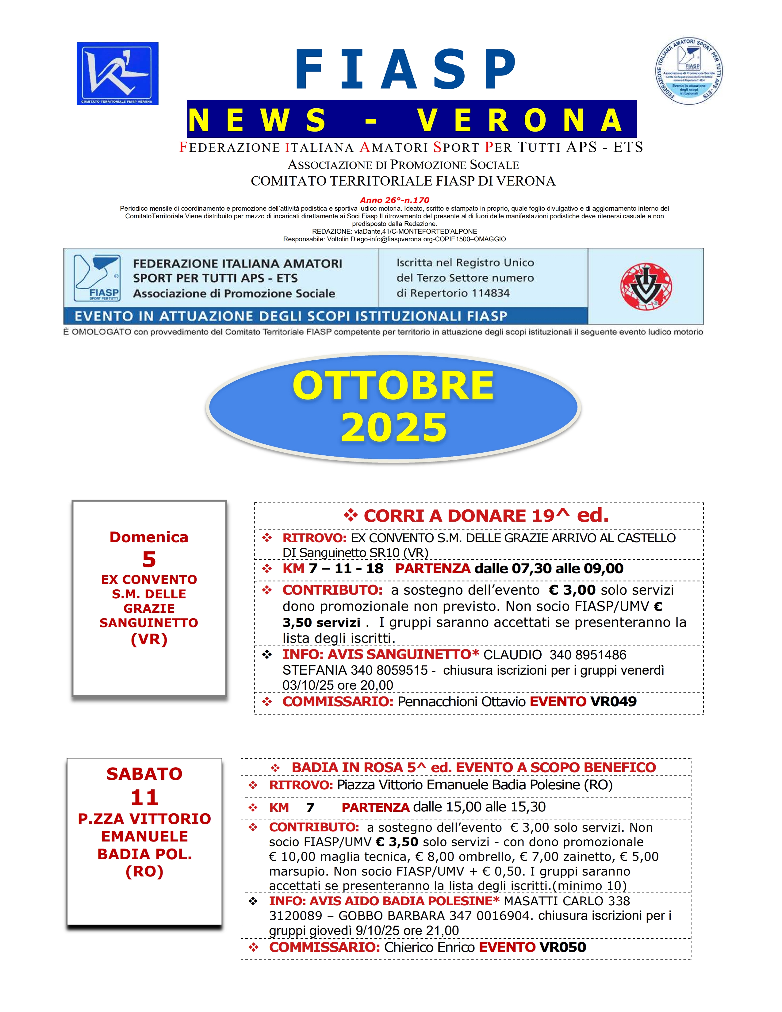 Fiasp News di Ottobre2025