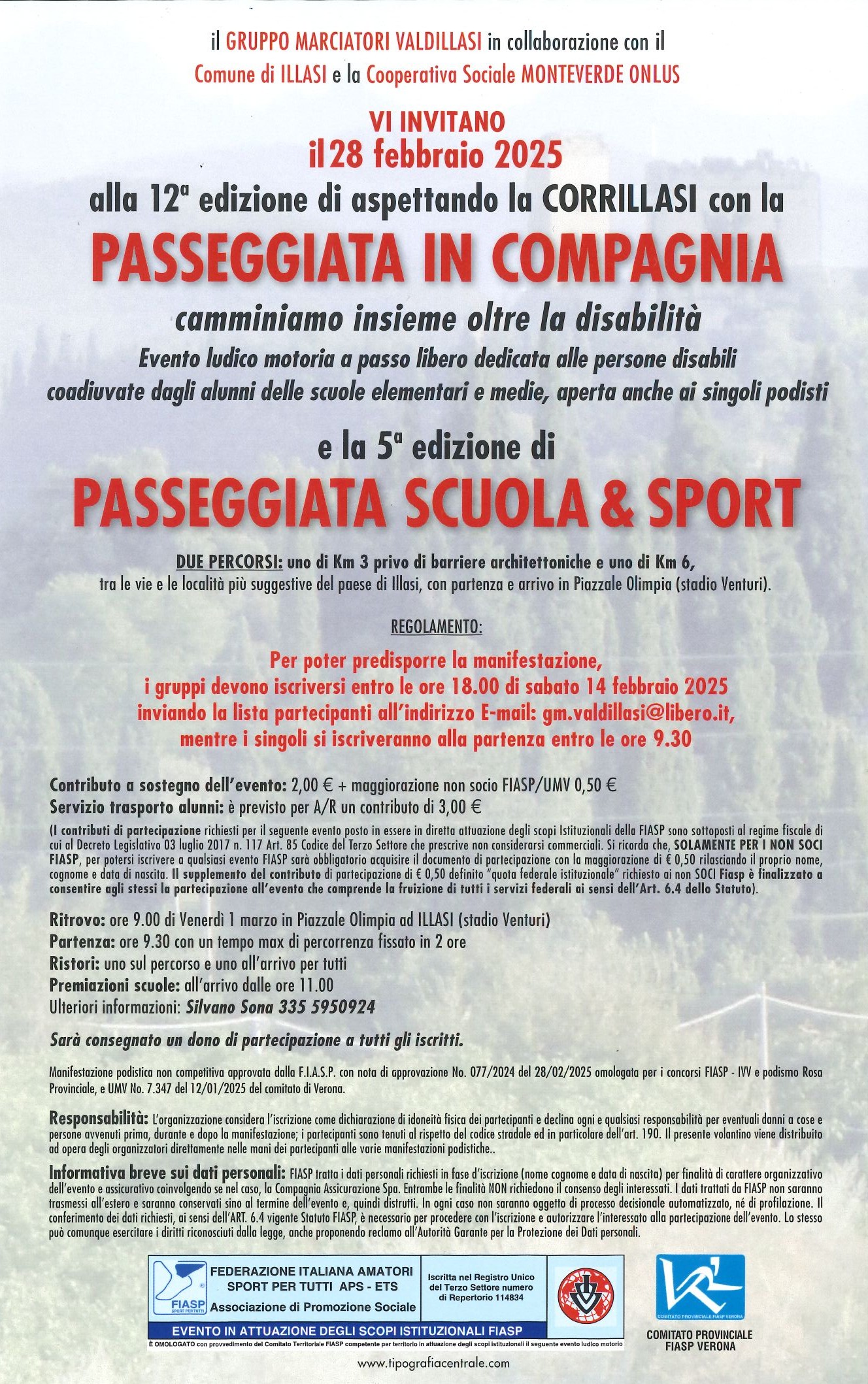 Marcia dei 3 Mulini