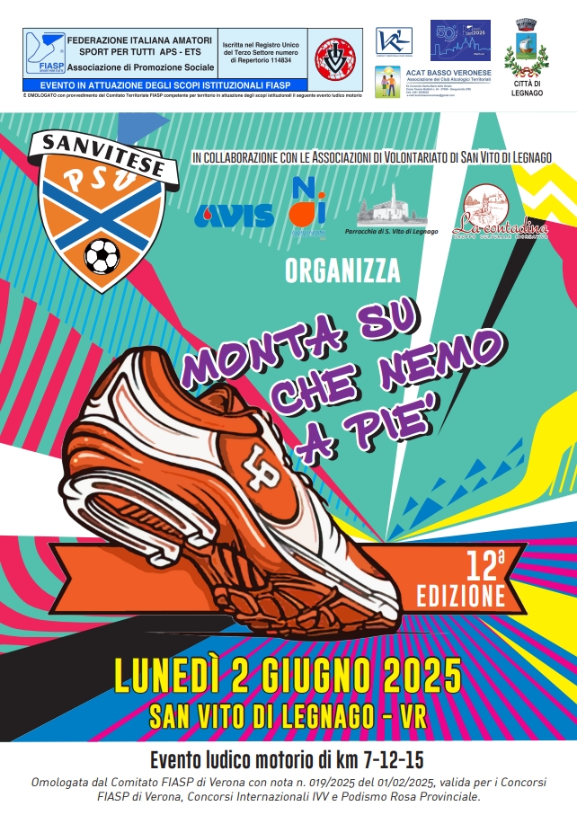 VOLANTINO MARCIA 2 GIUGO 2025 