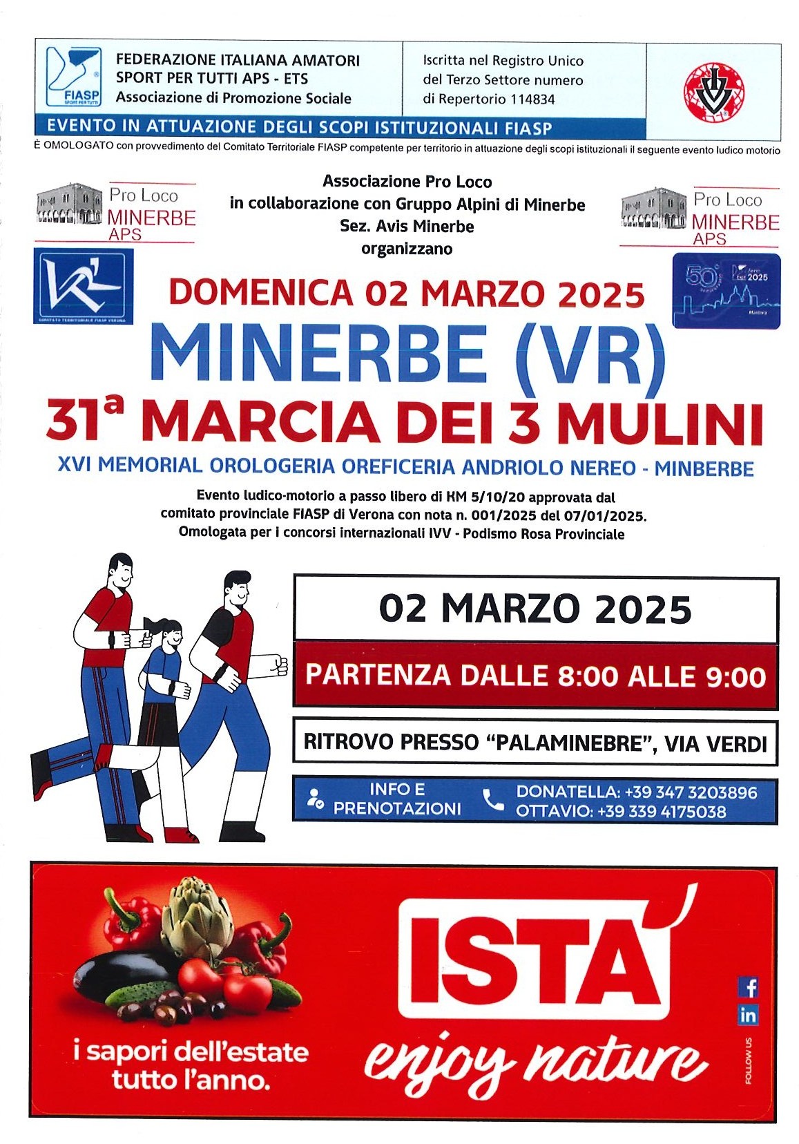 Marcia dei 3 Mulini