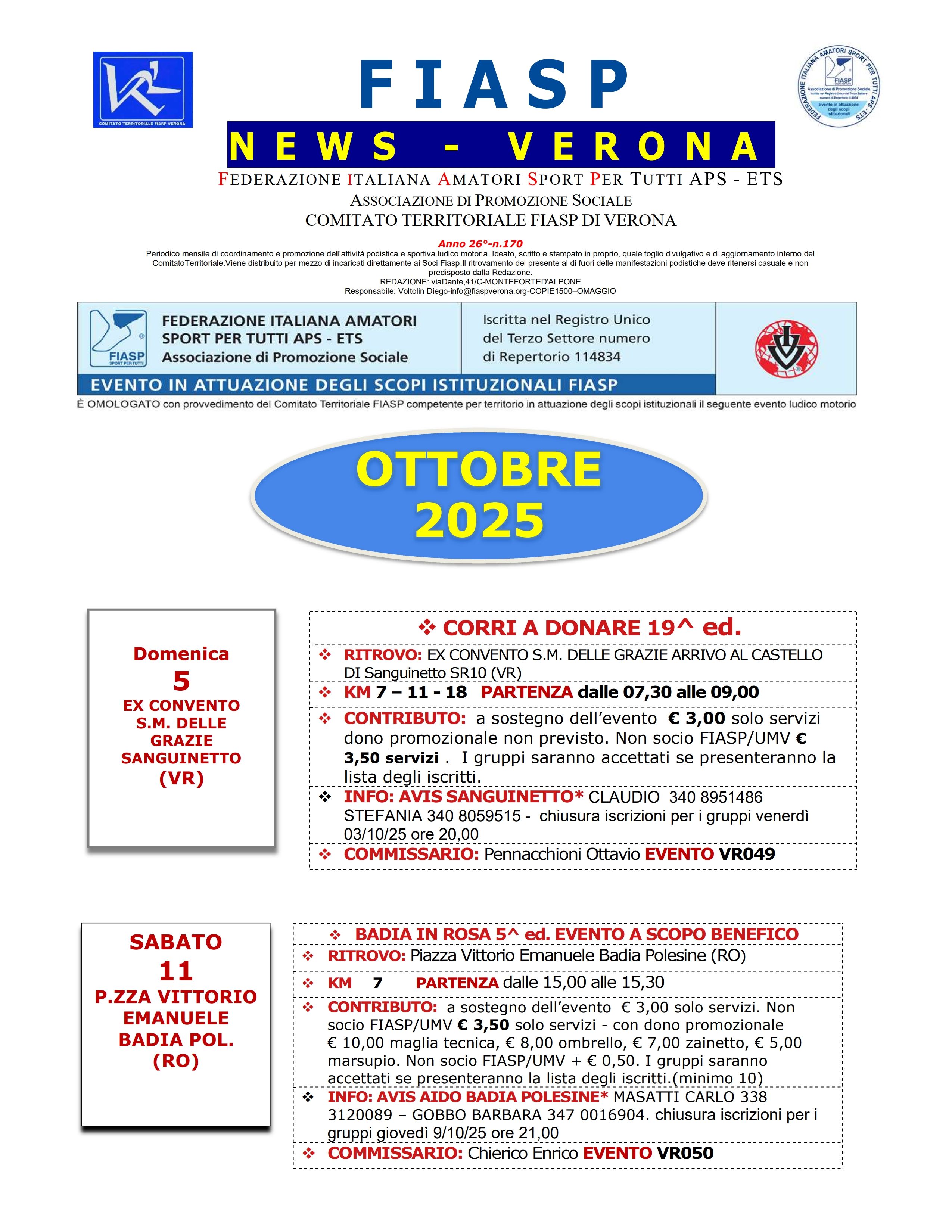 Fiasp News di Ottobre2025
