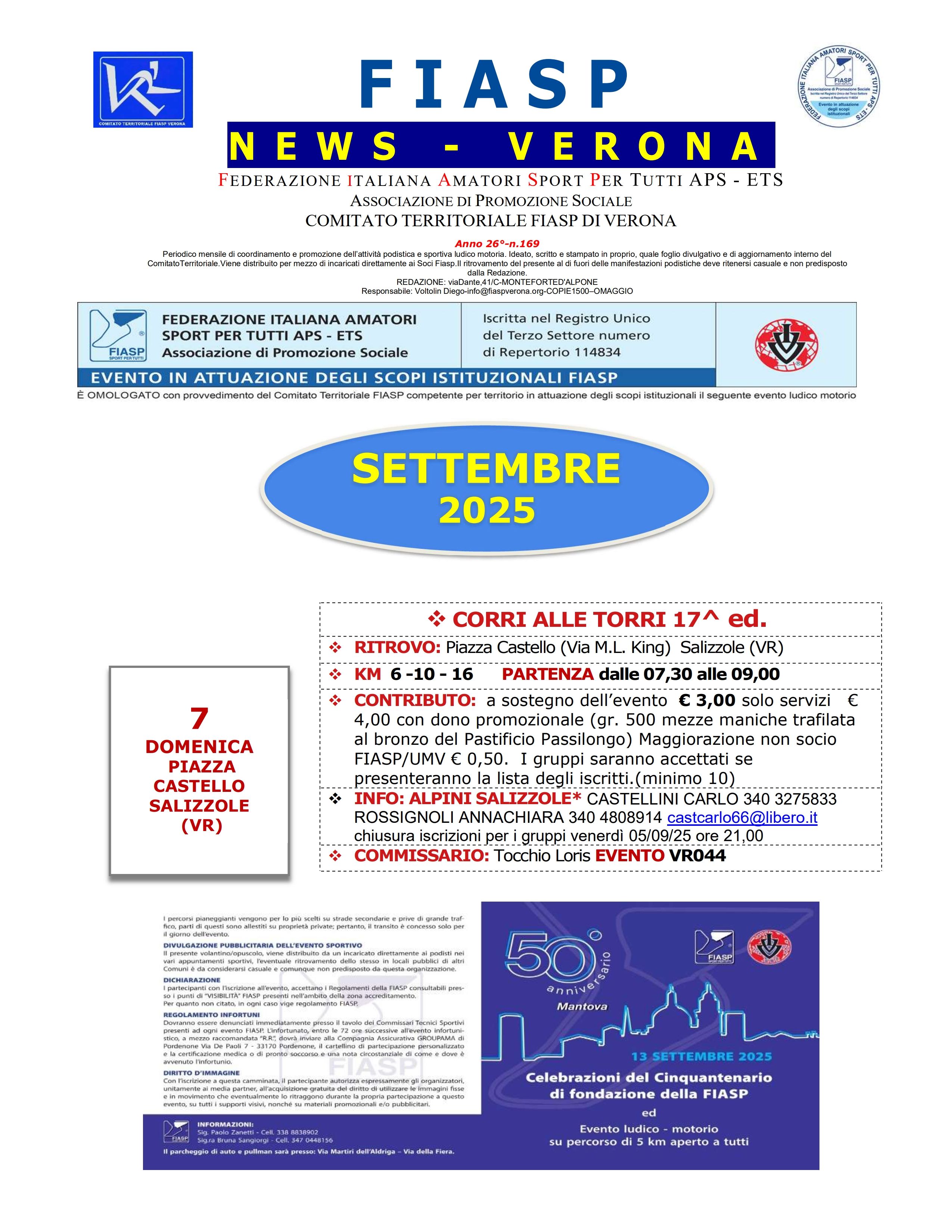 Fiasp News di Settembre 2025