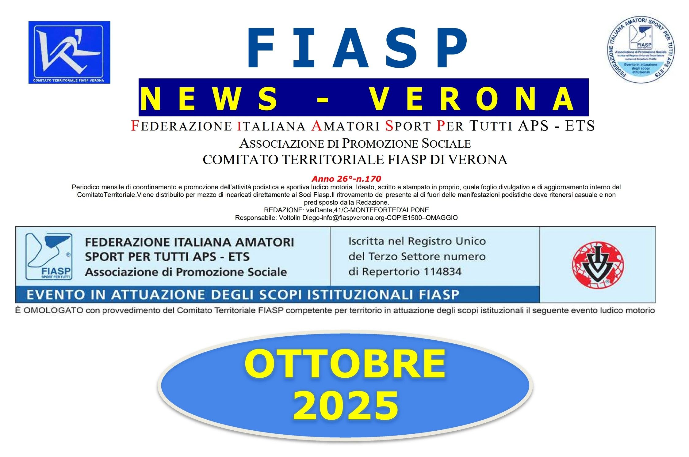 Fiasp News di Ottobre 2025